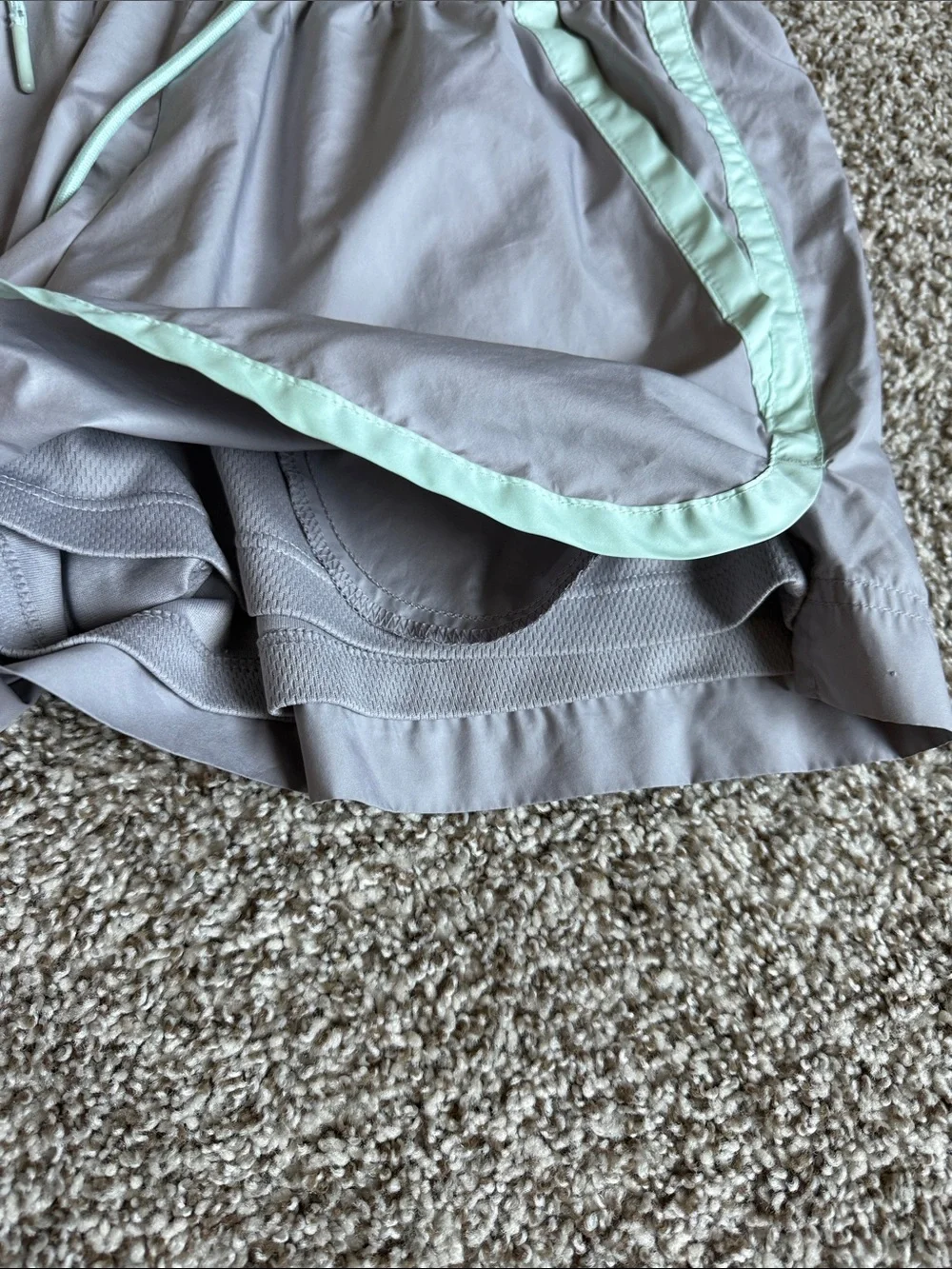 Nike Women’s Gray & Mint Athletic Shorts
